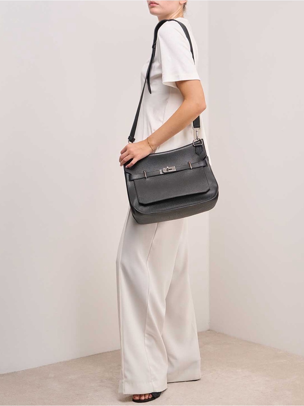 Hermès Togo Leather Jypsiere 34